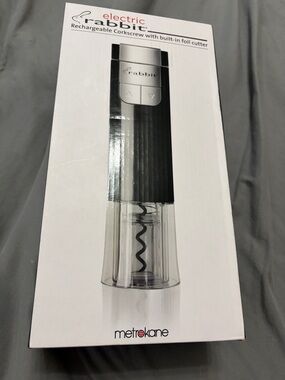 Electric Rabbit Rechargeable Corkscrew - (Brand New)